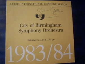 Simon Rattle - conductor. Autógrafo (LE6) - Imagen 1 de 1