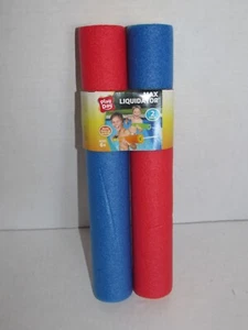 NEU 2er Pack Play Day Max Liquidator Wasser Blaster Pool Spielzeug blau und rot - Bild 1 von 2
