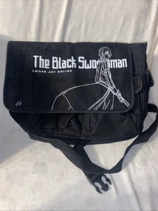 Sword Art Online Kirito Black Swordsman Messenger Bag Official Licensed - Picture 1 of 11