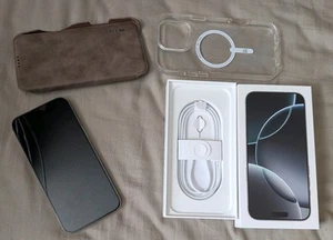 Apple iPhone 16 Pro Max Unlocked, 256GB, White Titanium Excellent Condition - Picture 1 of 9