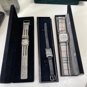 Job Lot Of Vintage Watches Marked MCK Burberry Claires - Picture 1 of 12