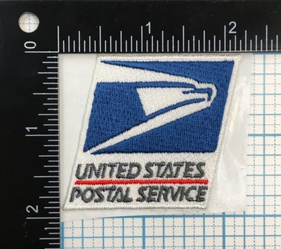 VINTAGE USPS UNITED STATES POSTAL SERVICE ADVERTISING 2 1/8" CLOTH PATCH - Image 1 of 3