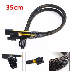 Câble répartiteur alimentation GPU 35 cm N08NH 9H6FV pour Dell PowerEdge R720 R730 R7910 - Photo 1/15