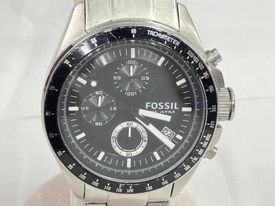 Fossil 10 ATM CH2600 1341207 Gebraucht Armbanduhr Quarz Datum Edelstahl - Bild 1 von 4