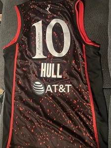 Lexie Hull SIGNED Indiana Fever Stitched Jersey PSA Authenticated XL - Picture 1 of 4