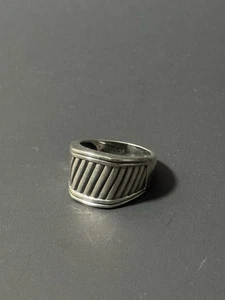 Vintage 925 Sterling Silver Avon RJ Ring Size 9 - Picture 1 of 12