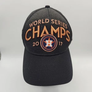 New Era Houston Astros 2017 World Series Champions On Field Hat Cap Black/Orange - Picture 1 of 18