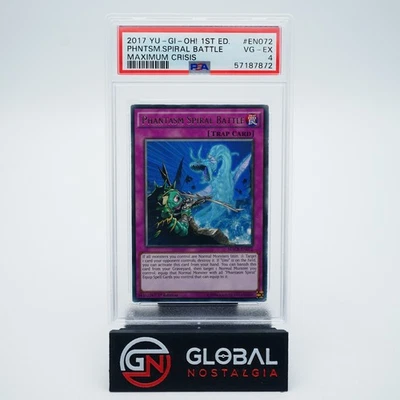 Phantasm Spiral Battle 2017 Yu-Gi-Oh 1st Edition Maximum Crisis POP 1 PSA 4 - Image 1 of 2