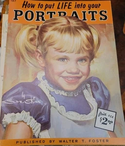 How to Put Life into Your Portraits by S.M. Shinn Walter Foster #187 Vintage Art - Picture 1 of 12