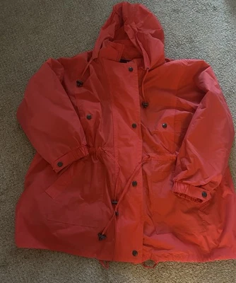 Chaqueta anorak repelente al agua forrada de lana Woman Within. Talla 4x 34/36 Foto 1 de 3