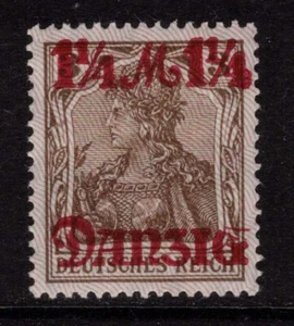 Danzig 42 AF I ungebraucht Aufdruckfehler geprüft Befund (23134) - Picture 1 of 3