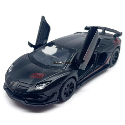 1/43 Lamborghini Aventador SVJ 63 Modelo Coche de Juguete Metal Diecast Vehículo de Juguete Negro Foto 1 de 4