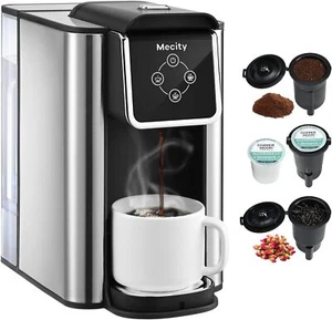 Mecity Coffee Maker 3 in 1 Single Serve Coffee Machine, Compatible with K cup - Picture 1 of 7