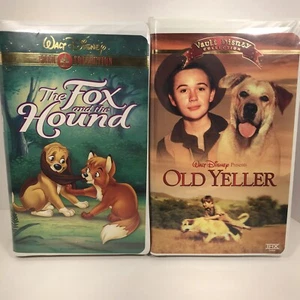 The Fox and the Hound VHS Gold Collection Walt Disney Collection Old Yeller Dog - Picture 1 of 6