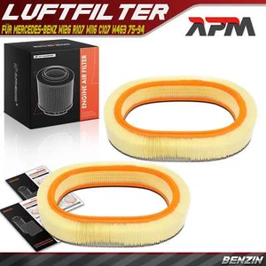 2x Filtro de Aire Motor para Mercedes-Benz W126 R107 W116 C107 W463 75-94 - Imagen 1 de 8