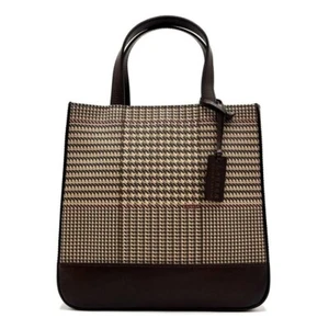 Auth Used Lauren Ralph 2way Shoulder Handbag PVC Leather Brown Unopened Japan - Picture 1 of 10