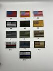 USA US Flag Forward Facing Patches 3x2Morale HooK & Loop Fastener