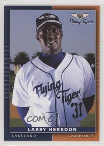 2007 Grandstand Lakeland Flying Tigers Larry Herndon #31