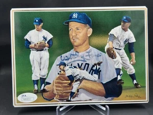 Whitey Ford Signed Autographed Ceramic Plaque /1200 JSA COA 1990 Prosport - Picture 1 of 3