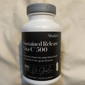 Shaklee Vitamin C Sustained Release Vita-C 500mg *LARGER 180 Tabs Exp 02/26 - Picture 1 of 4