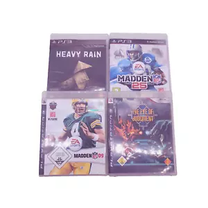 Sony Playstation 3 - PS3 - 4 Spiele Paket - Madden NFL - Heavy Rain - gebraucht - Bild 1 von 1