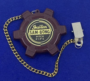 SAM BONG PITCH PIPE WITH CHAIN-Pre-owned, Good condition! - Picture 1 of 6