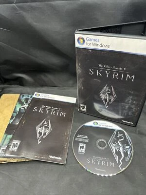 The Elder Scrolls V Skyrim PC Video Game Windows 7/ 10 w/ Map & Manual - Image 1 of 4