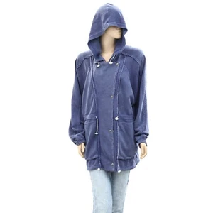 Free People We The Free Lost Coast Cardi Hoodie Top Oversized Jacket S 250448 - Picture 1 of 9