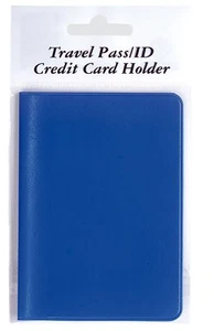 Esposti Travel Pass And Id Holder Credit Card Holder - Colour: Blue - Picture 1 of 1