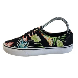 Vans Unisex Hawaiian Flower Aloha Tropical Sneaker Low Top Shoes Size W 8.5 M 7 - Picture 1 of 10