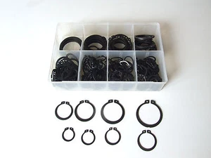 250 Piece External Circlip set 20mm - 45mm - Picture 1 of 4