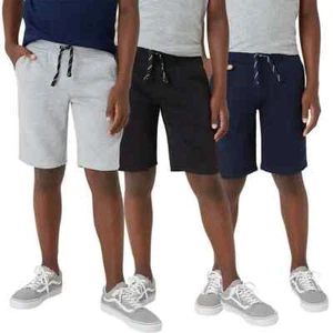 Lee Youth 3-pack Fleece Short Set XS 5/6,S 7/8,M 10/12,L 14/16 NWT - Picture 1 of 5