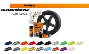 Foliatec Sprüh Folie Set für 4 Felgen + Zubehör viele  Farben Spray 2x 400ml - Bild 1 von 11