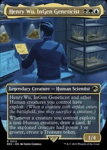MTG HENRY WU, INGEN GENETICIST 12 EXC HENRY WU, GENETISTA DELLA INGEN REX EN - Picture 1 of 1