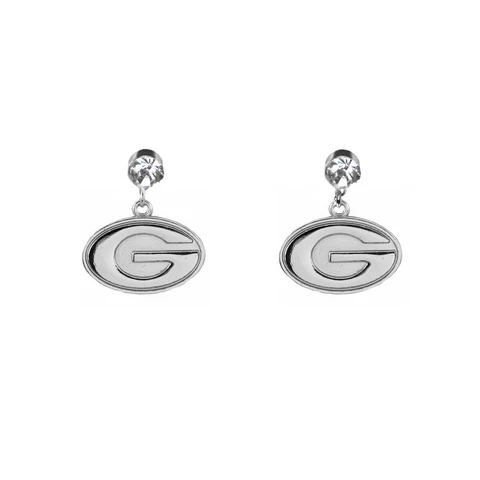 New Georgia Bulldogs Women's Dangle Logo Charm Earrings, NCAA Cover