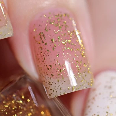 ILNP Karma - Gold Flake Top Coat Nail Polish - Image 1 of 4