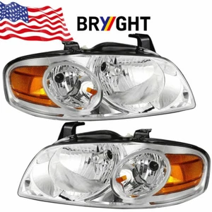 Faros cromados izquierda+derecha 04 05 06 2004 sedán Nissan Sentra 2005 cromado - Imagen 1 de 8