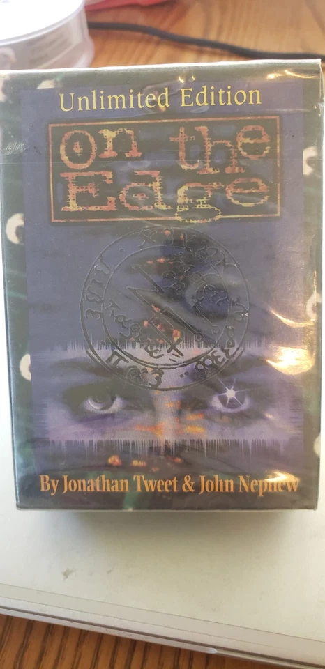 On the Edge Starter Deck Unlimited Edition 60 Cards Sealed CCG Atlas Games - Image 1 of 1