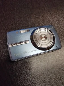 Olympus Stylus 760 All-Weather 7.1 MP Digital Camera (Silver) Tested Works - Picture 1 of 10
