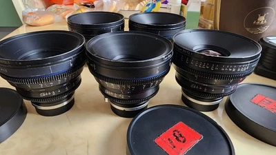 Zeiss CP.2 Lentes EF Mount 5set lente (18,25/2,9,35/2,1, 50/2,1,85/2,1) canon ef - Imagen 1 de 4