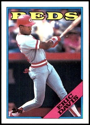Eric Davis 1988 Topps #150 Cincinnati Reds MLB READ FREE SHIPPING AutographDen - Image 1 of 2
