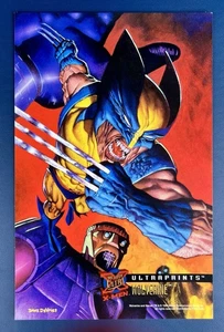 95’ FLEER ULTRA Wolverine ULTRAPRINTS 6 1/2" x 10" X-Men Marvel 1994 - Picture 1 of 2