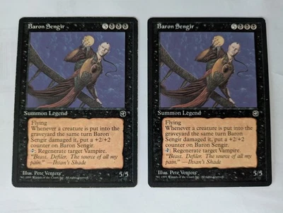 2 Baron Sengir Homelands MTG NM Free shipping with tracking - Image 1 of 2