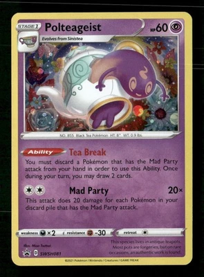 Polteageist SWSH: Sword & Shield Promo Cards #SWSH081 Pokemon Holo - Image 1 of 2