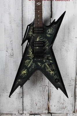 Dean  Razorback Biomechanical Solid Body Electric Guitar  Biomechanical Graphic - Image 1 of 4