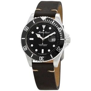 Mathey-Tissot Mathey Vintage Quartz Black Dial Men's Watch H9010ALN - Picture 1 of 3