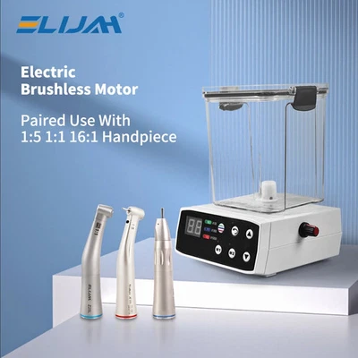 Dental Brushless LED Electric Motor with Water Tank 1:5/1:1/1:4.2 LED Handpiece - Image 1 of 4