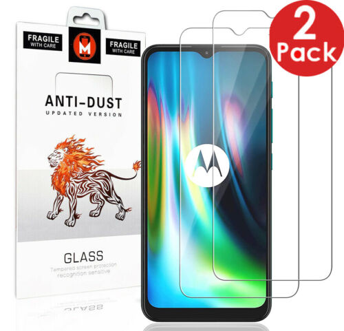 2X Tempered Glass Screen Protector For Motorola Moto E6s E6 E7 G8 Power G9 Play