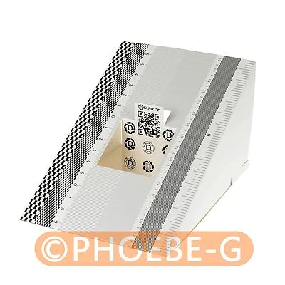 DSLRKIT Lens Focus Calibration Alignment AF Micro Adjustment Ruler Folding Card - Image 1 of 4