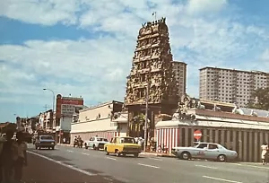 Indian Temple Singapore • South Bridge Road Business Center • 7.5 x 5” Chrome - Picture 1 of 2